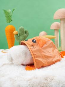 PETSIN Túi ngủ cho thú cưng hình mèo - trái cam - Xem 6