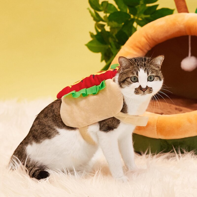 

Hot Dog Design Pet Costume, Multicolor