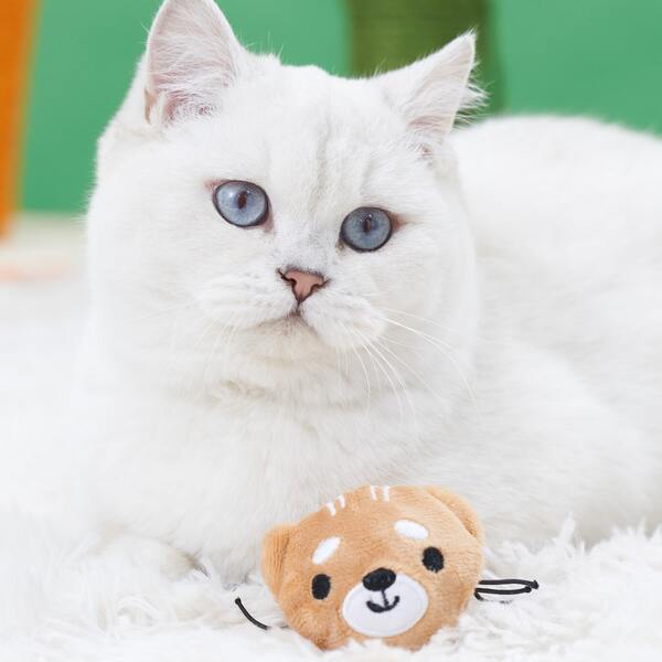 

1шт звуковая игрушка для домашних животных в форме мыши, Коричневые