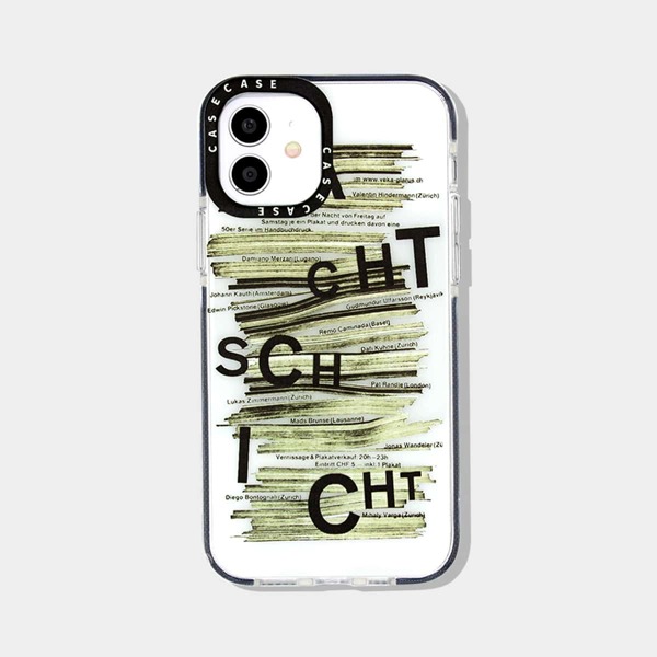 

Letter Graphic Phone Case, Clear