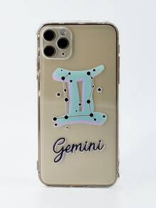 Gemini Clear Phone Case - Clear - View 3