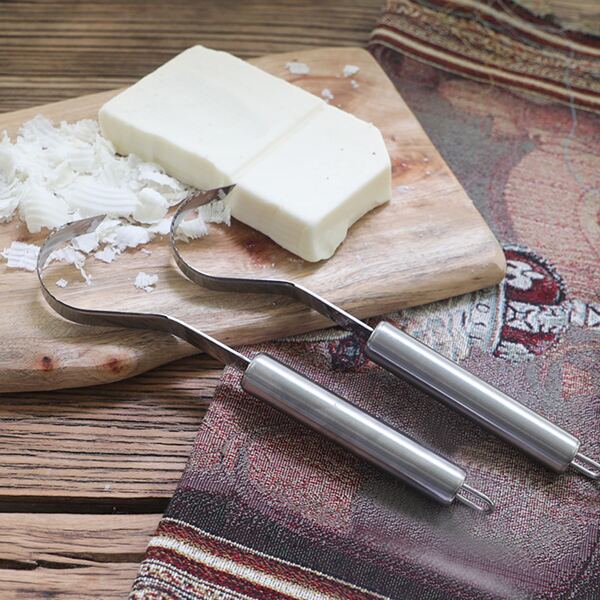 

1pc Stainless Steel Shaving Knife, Silver