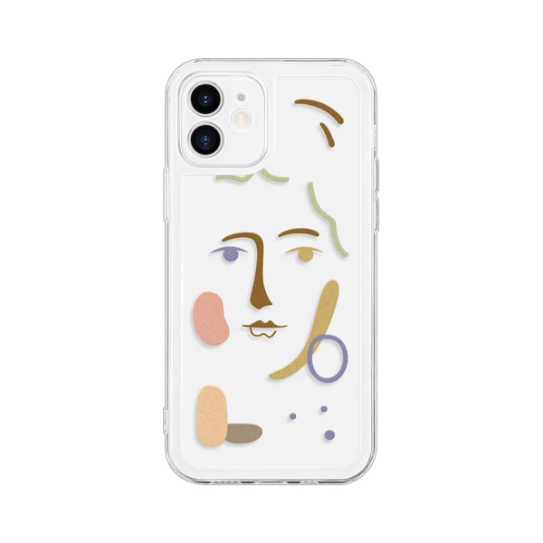 

Abstract Line Art Clear Phone Case
