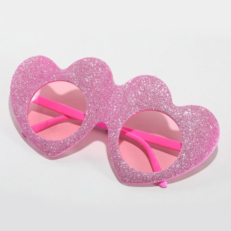 

Glitter Heart Design Sunglasses