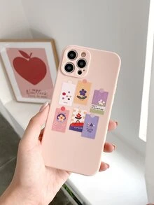 Flower Sticker Phone Case - Multicolor - View 2