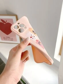 Flower Sticker Phone Case - Multicolor - View 3
