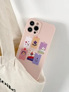 Flower Sticker Phone Case - Multicolor - View 4