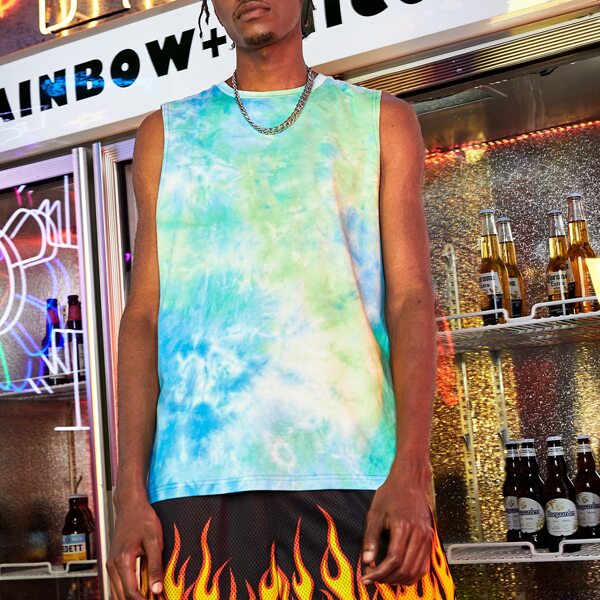 

Men Tie Dye Tank Top, Multicolor