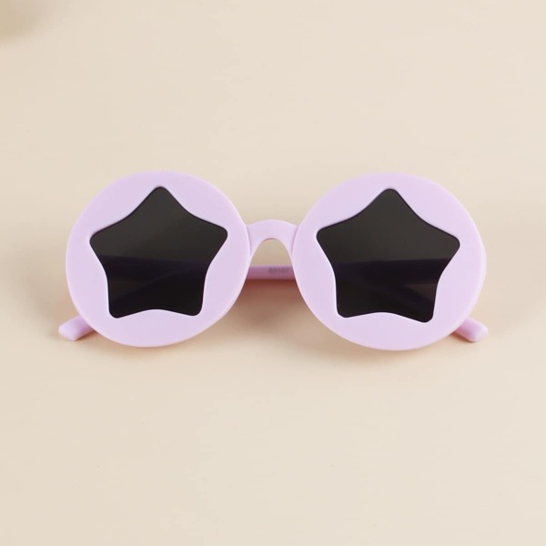 

Toddler Kids Star Design Sunglasses, Mauve purple
