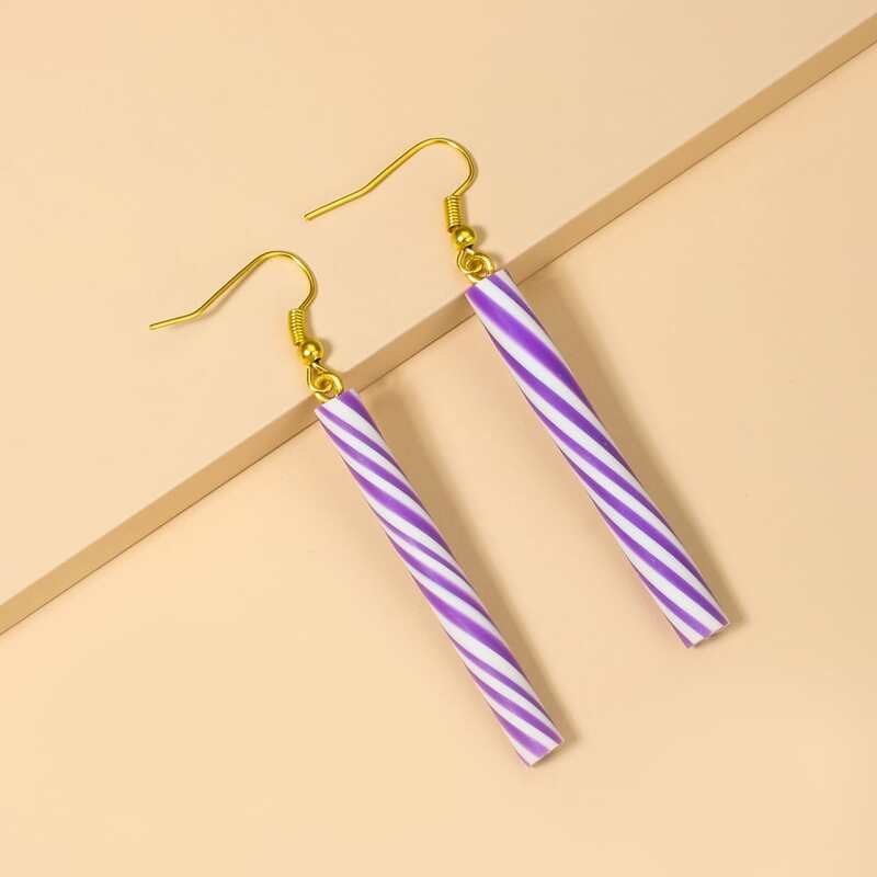 

Candy Drop Earrings, Purple