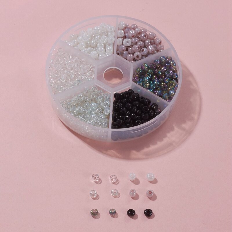 

1box 4mm Bead DIY Jewelry Accessory, Multicolor