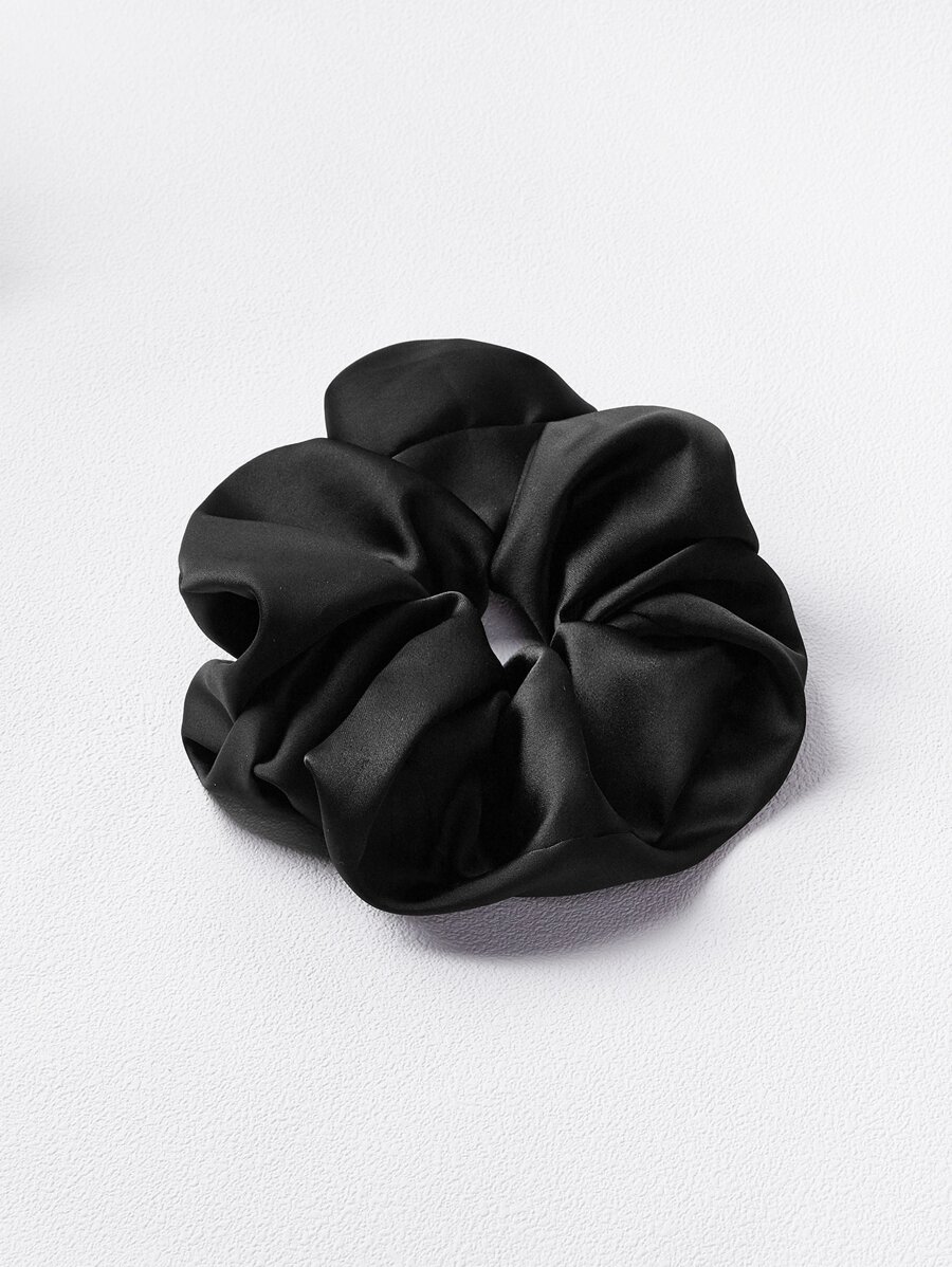 MOTF PREMIUM SOLID SCRUNCHIE CASUAL,SCHOOL - Black - View 1