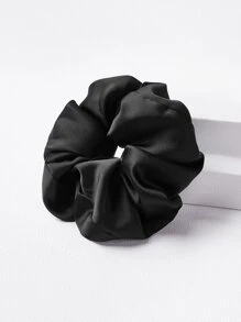 MOTF PREMIUM SOLID SCRUNCHIE CASUAL,SCHOOL - Black - View 3