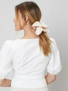 MOTF PREMIUM SOLID SCRUNCHIE - Apricot - View 10