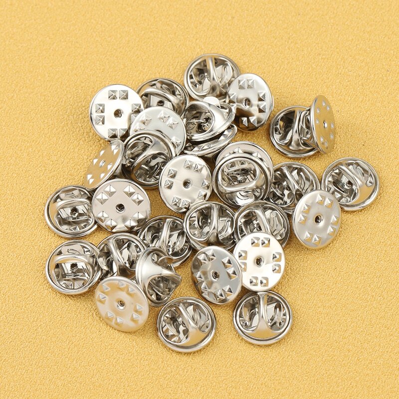 

30pcs Metal Brooch Accessory, Silver