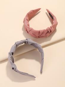 3pcs Solid Hair Hoop