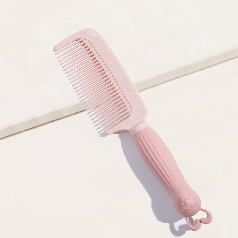 

1pc Plastic Comb, Pink