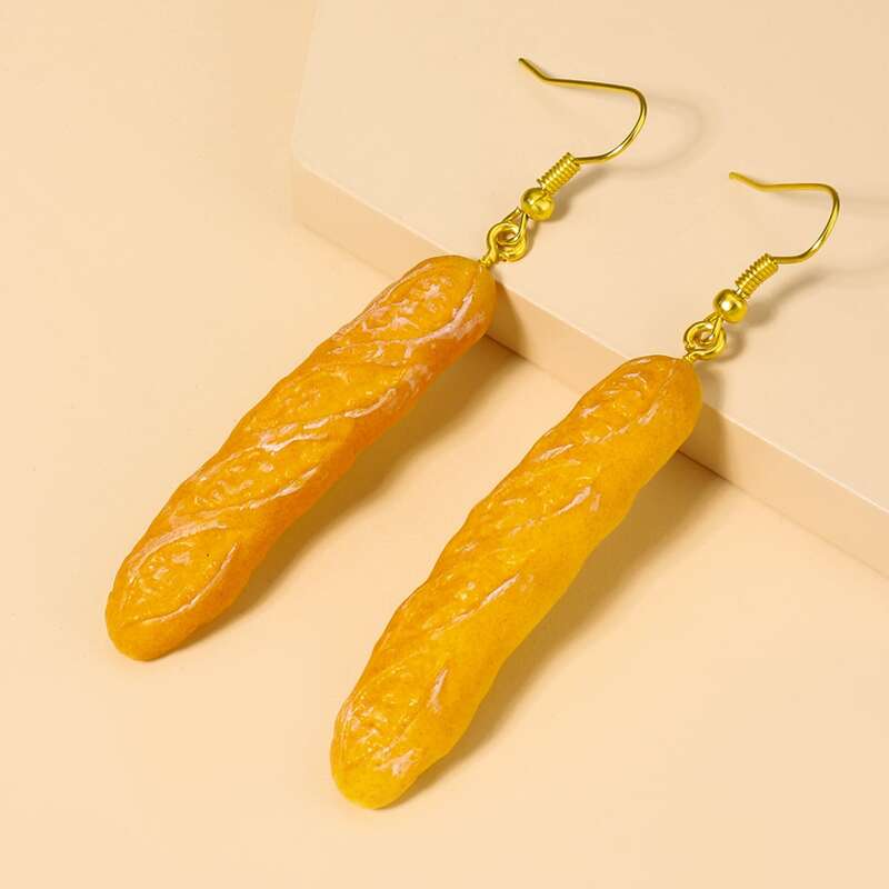 

Baguette Dangle Earrings, Yellow