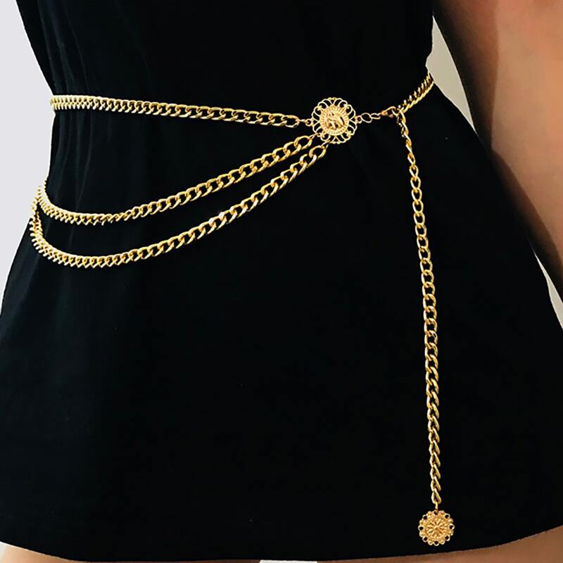 

Coin Chain Belt, Gold