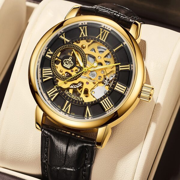 

Men Skeleton Mechanical Watch