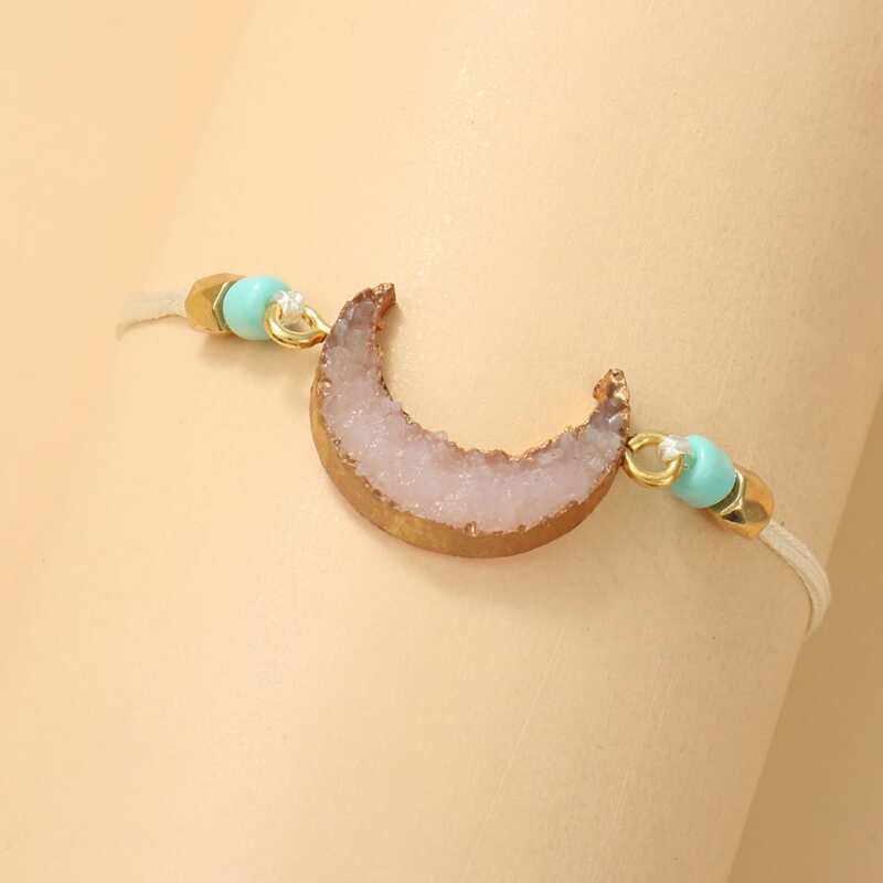 

Moon Rope Bracelet, White