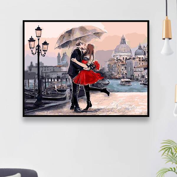 

Figure Graphic DIY Diamond Unframed Painting, Multicolor
