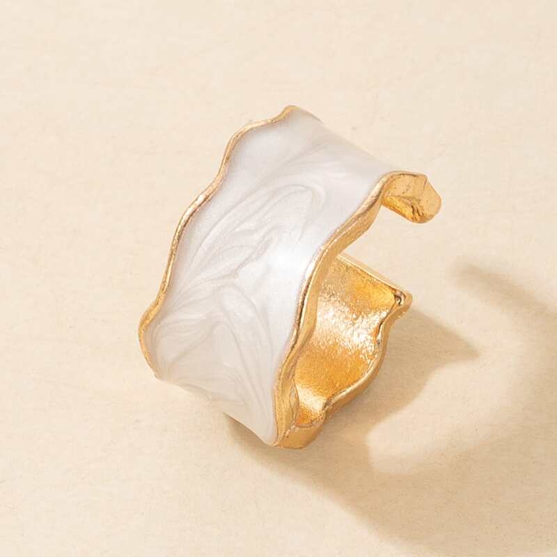 

1pc Simple Ring, White