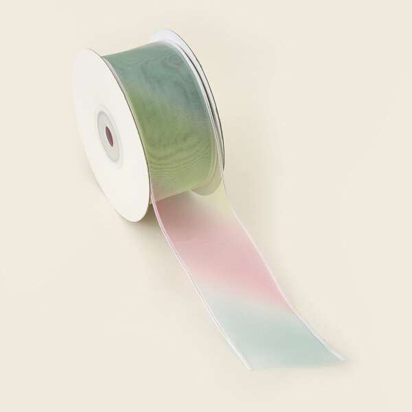 

1roll Gradient Color Ribbon, Multicolor