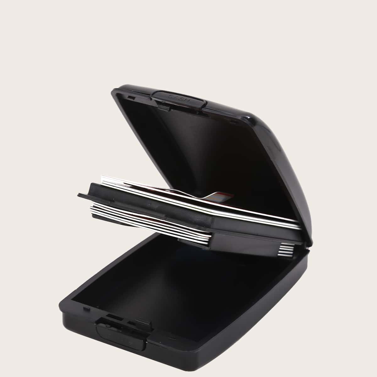 

Guys Minimalist Card Holder, Black