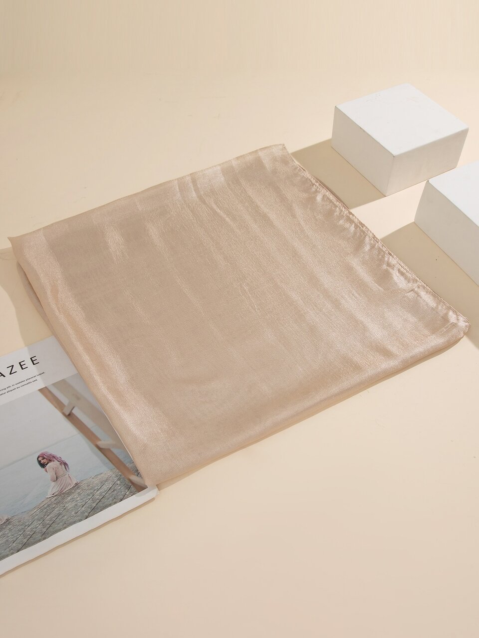 1pc Soft Breathable Minimalist Solid Scarf Daily Collocation For Daily Life