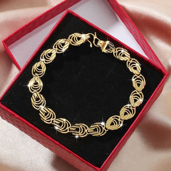 

1pc Simple Bracelet, Gold