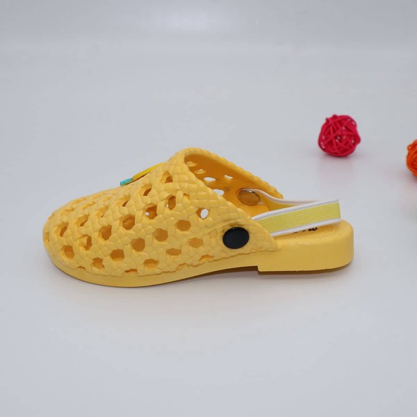 

Toddler Girls Fruit Decor Slippers, Yellow