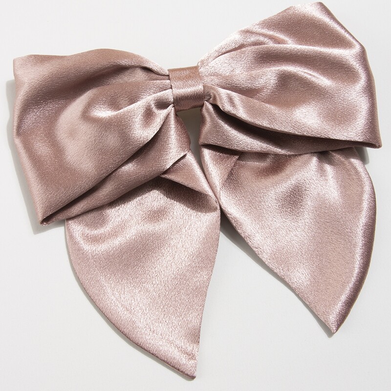 

Bow Knot Decor Hair Clip, Apricot