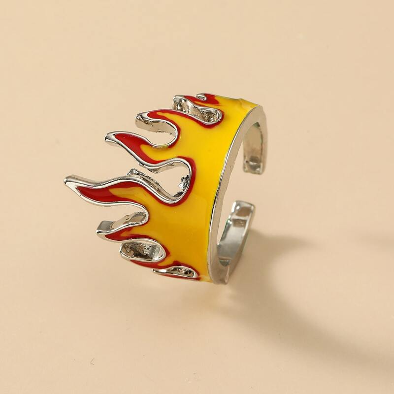 

Fire Design Ring, Gold