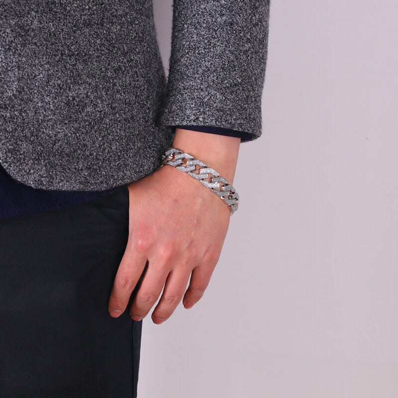 

Guys Chain Bracelet, Silver
