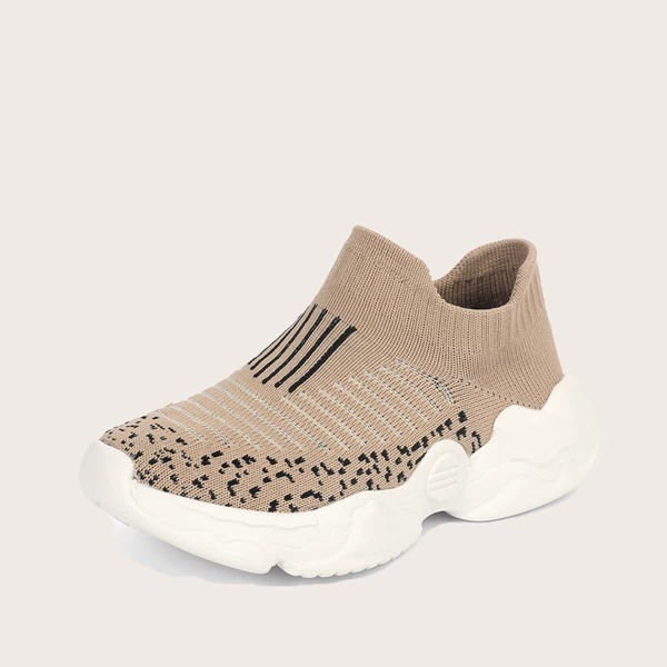 

Boys Slip-On Sock Sneakers, Khaki
