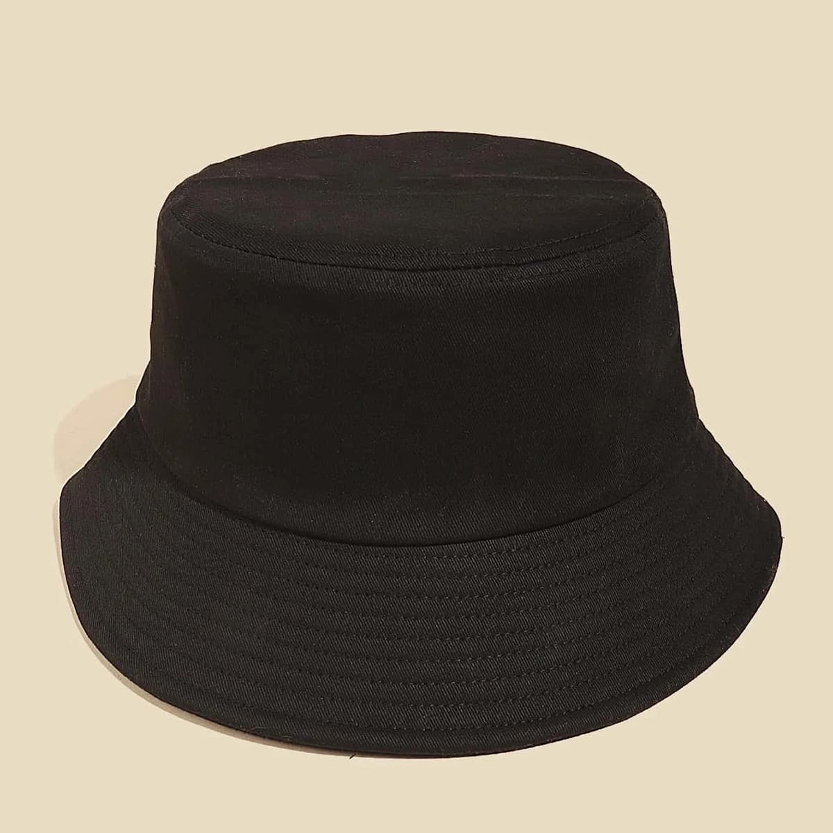 

Solid Bucket Hat, Black