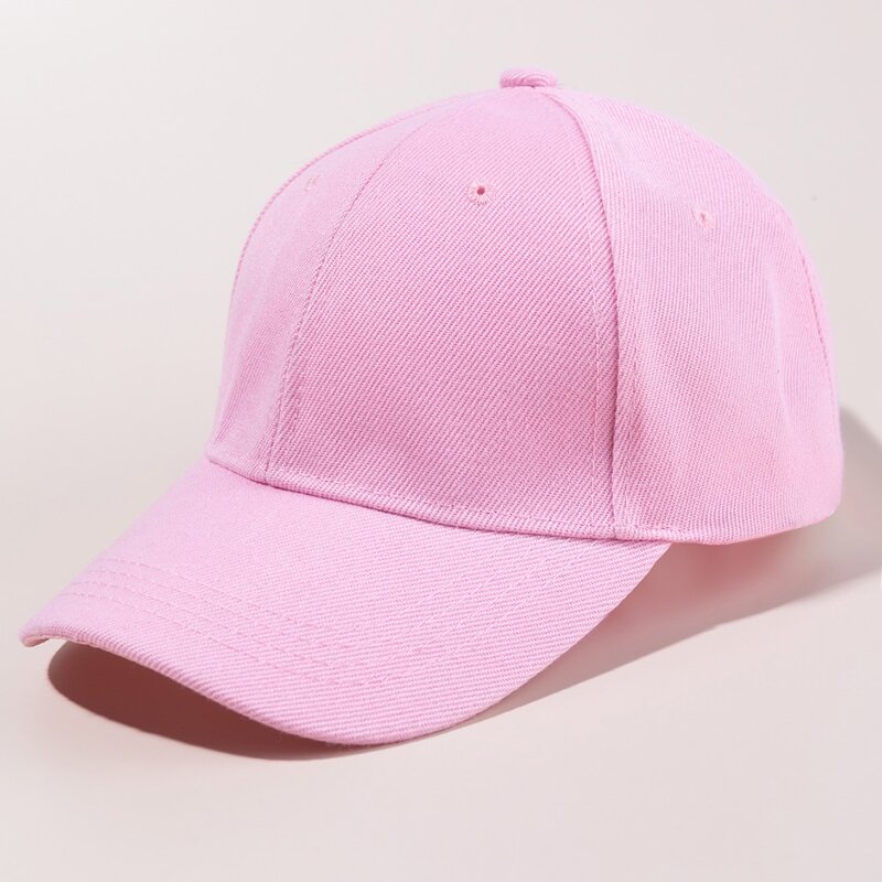 

Solid Baseball Cap, Pink