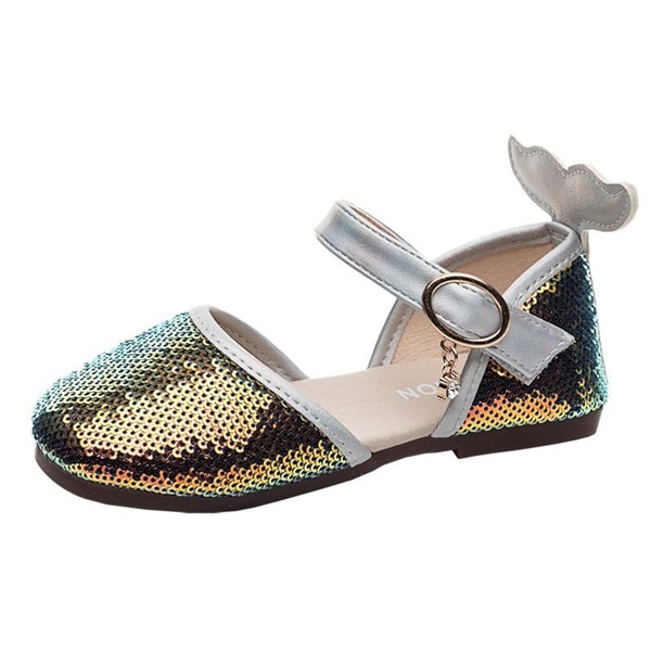 

Toddler Girls Sequin Decor Flats, Gold