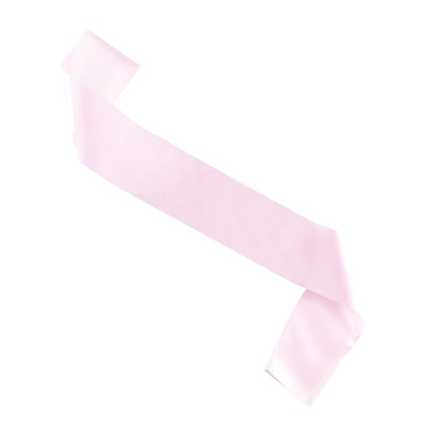 

Solid Color Satin Sash, Pink