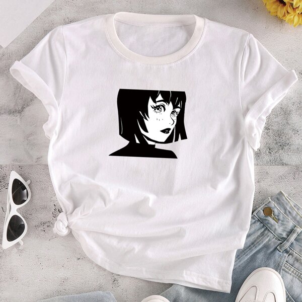 

Figure Graphic Crew Neck Tee, White