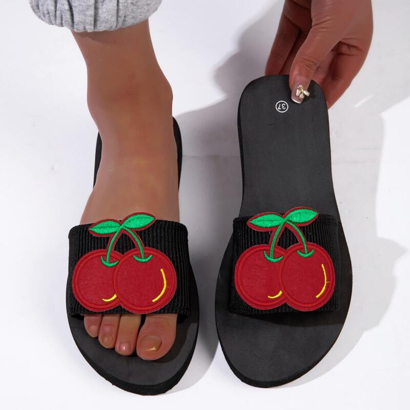 

Fruit Decor Slides, Red