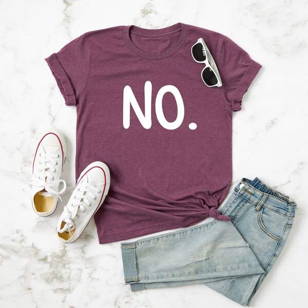 

Plus Letter Graphic Tee, Mauve purple