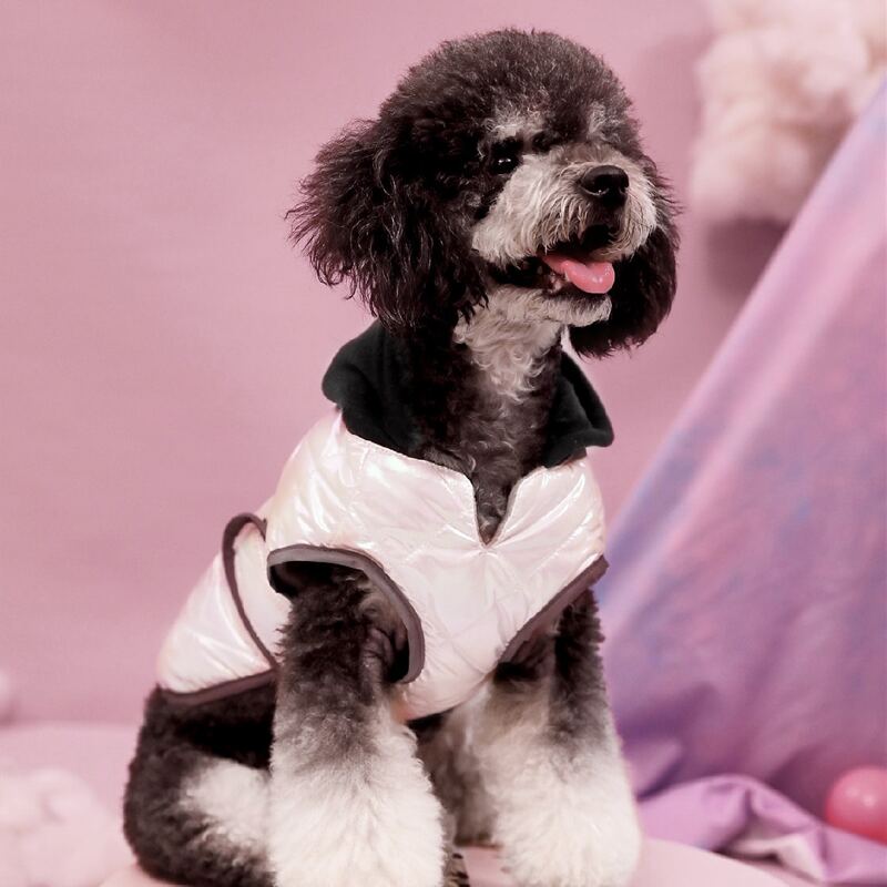 

1pc Plain Pet Hooded Jacket, Multicolor