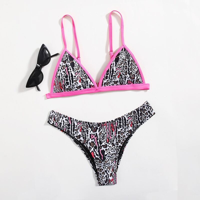 

All Over Print Bikini Swimsuit, Multicolor