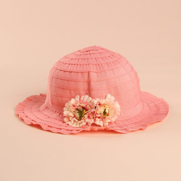 

Baby Flower Decor Sun Hat, Watermelon pink
