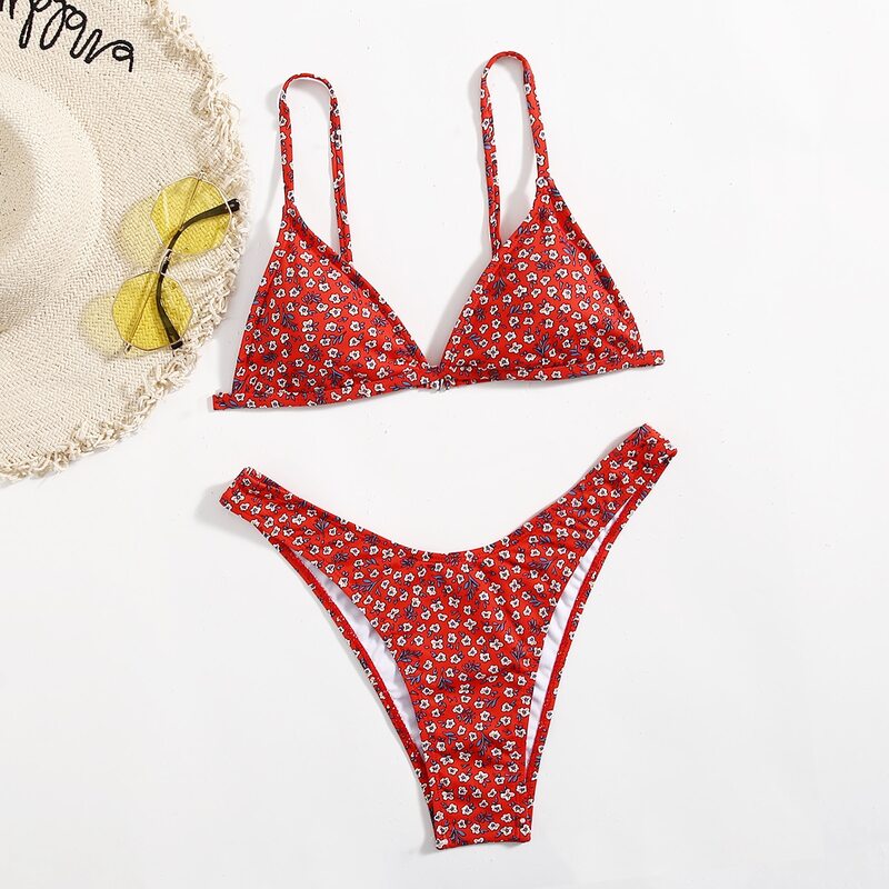 

Ditsy Floral Bikini Swimsuit, Multicolor