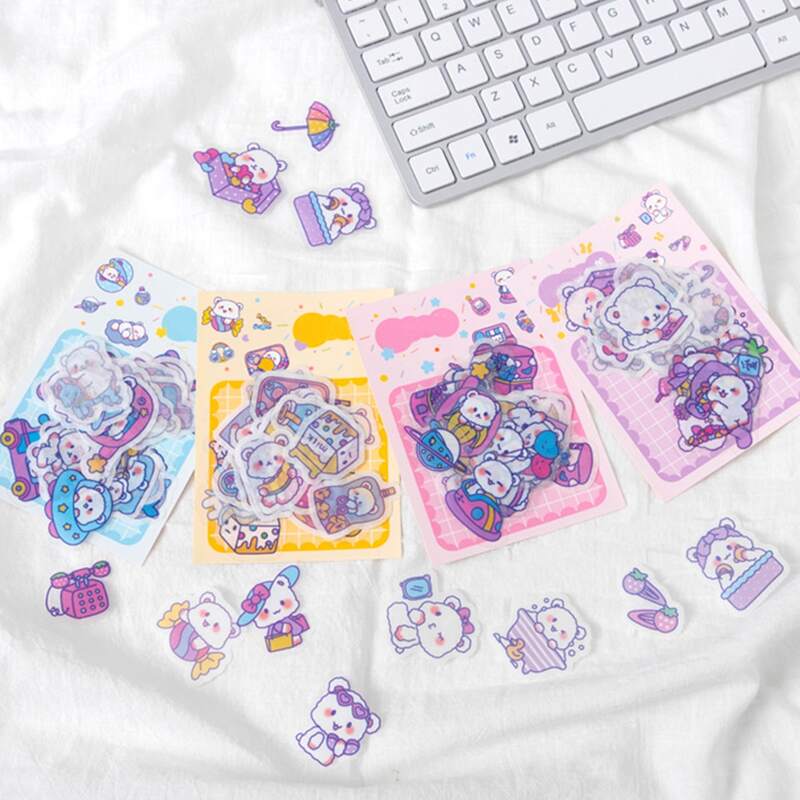

40pcs Cartoon Graphic Random Sticker, Multicolor