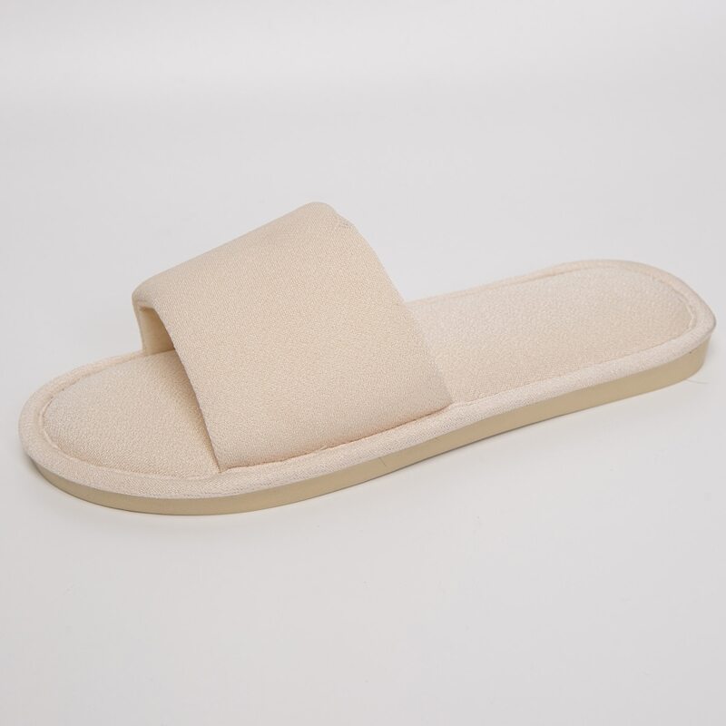

Solid Bedroom Slippers, Beige