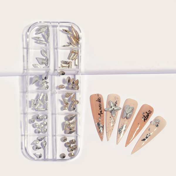 

1box Nail Art Decoration, Multicolor